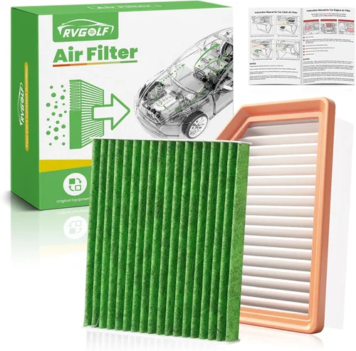 Miniatura 76 de Juego de filtros de aire de motor+cabina para Honda Civic 2016-2026 (2.0L), HR-V HRV 2023-2026 (2.0L) (solo aspirado naturalmente, no para tipo R!)
