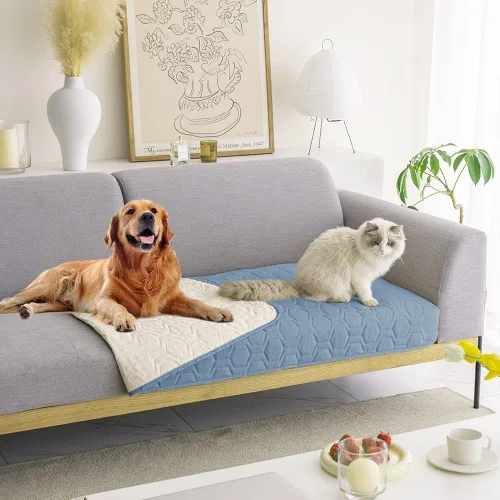 Miniatura 17 de Tcksstex - Funda impermeable y antideslizante para cama de perro, manta para mascotas, sofá, colchón protector para incontinencia de coche, funda