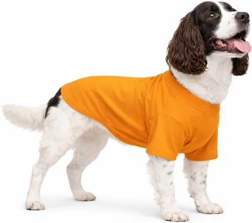 Miniatura 92 de Lovelonglong 2019 - Ropa para mascotas, Disfraces para Perro, Ropa Camisetas en blanco para Perros Grande Medianos Pequeños 100% Algodón 18