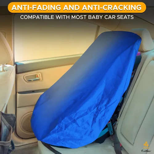 Miniatura 5 de EcoNour Protector de asiento de automóvil, funda impermeable para asiento de automóvil con acolchado grueso, protector de asiento trasero