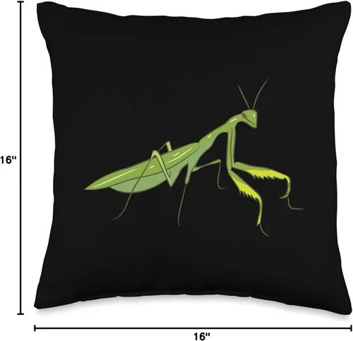 Miniatura 4 de Linda mantita rezando Mantis Tees And Gifts Cute Love Funny Oring Mantis Throw Pillow 16x16, Multicolor