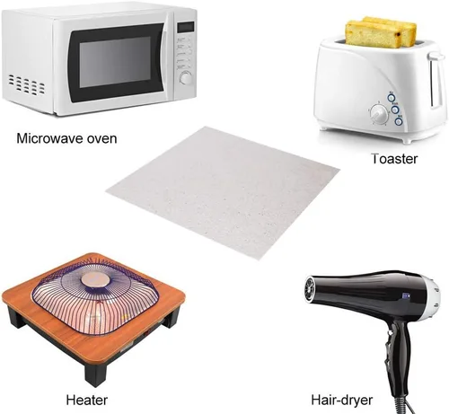 Miniatura 7 de Juerly - Cubiertas de guía de ondas para microondas, paquete de 4 láminas de placas de mica para aislamiento térmico universal de microondas, parte