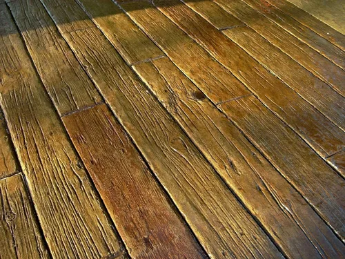 Weatherwood Plank - Juego de sellos de hormigón de Walttools | Losas realistas de madera dura, tapetes texturizantes de poliuretano resistentes,