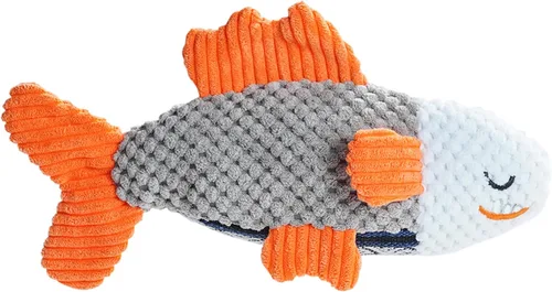 Miniatura 8 de Nocciola Paquete de 4 juguetes chirriantes para perros masticadores agresivos, cuerda de peluche resistente y duradera, juguete masticable