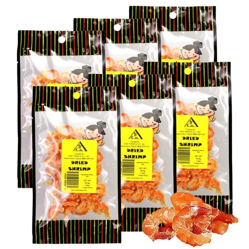 Miniatura 10 de Camarones grandes de Luisiana secos de Asia Trans, favorito hawaiano, fresco y deshidratado para aperitivos, ensalada asiática de mariscos, pad thai