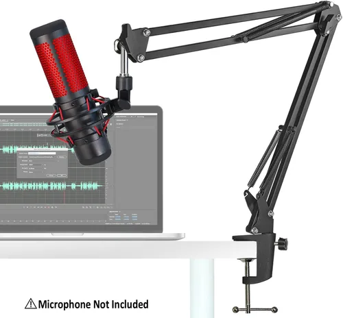 Miniatura 2 de Braza de micrófono para QuadCast S - Brazo de boom para HyperX QuadCast 2, QuadCast SoloCast, Blue Yeti, Fifine AM8, Rode, Shure, Razer, micrófono