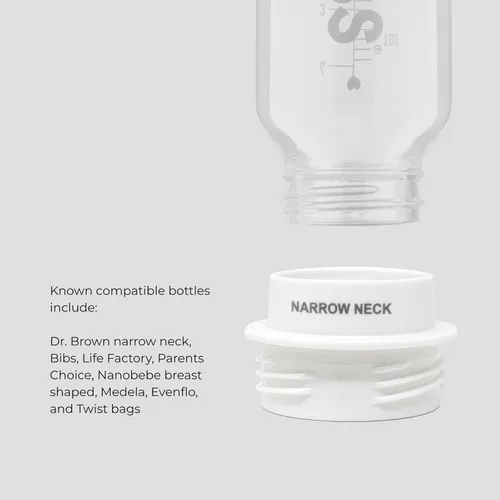 Miniatura 2 de Baby's Brew Adaptador de botella XS para calentador de botellas portátil, a prueba de fugas, fácil de limpiar, compatible con cuello estrecho Dr.