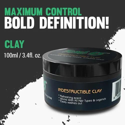 Miniatura 6 de Tomb45 - Arcilla indestructible para el cabello, alta fijación fuerte con acabado mate producto de peinado
