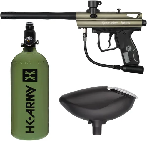 Miniatura 2 de Kit de pistola para paintball Action Village Kingman Spyder Victor Entry (Azul brillante)