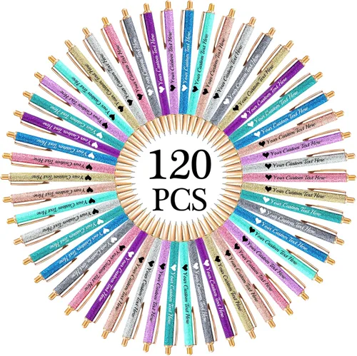 Miniatura 22 de Aolun 10 bolígrafos personalizados con nombre, bolígrafo retráctil con mensaje de texto para mujeres, enfermeras, escritura, cumpleaños, graduación