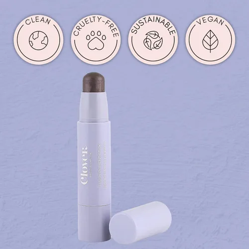 Miniatura 5 de Clover Sombra de ojos en barra de pigmento de felpa Textura cremosa, maquillaje de ojos de larga duración, menos manchas, sombra de ojos brillante