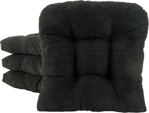 Miniatura 5 de Arlee Almohadillas antideslizantes para sillas, 2 unidades (paquete de 1), color rojo burdeos