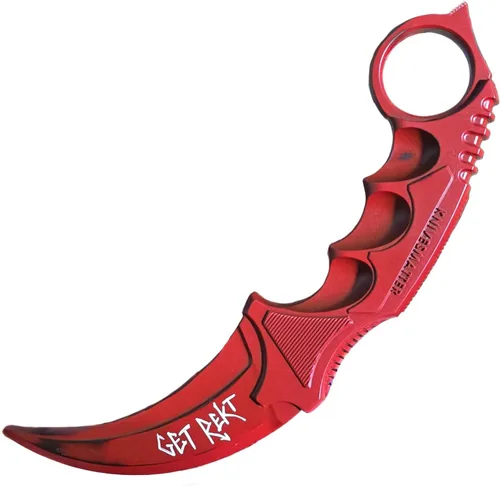 Miniatura 5 de csgo Cuchillo de goma para entrenamiento, un cuchillo falso diseñado para práctica, airsoft y juego
