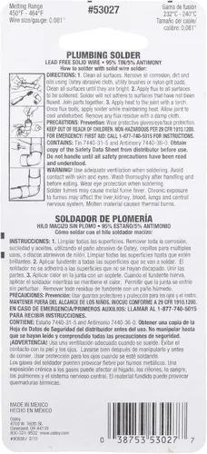 Miniatura 2 de Soldadura de alambre 95/5 - Cardado