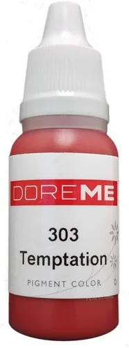 Miniatura 22 de DOREME Pigmento de maquillaje permanente Tinta Choc Choc Ceja Delineador de ojos Negro Tatuaje Micro Cosmético Micropigmention