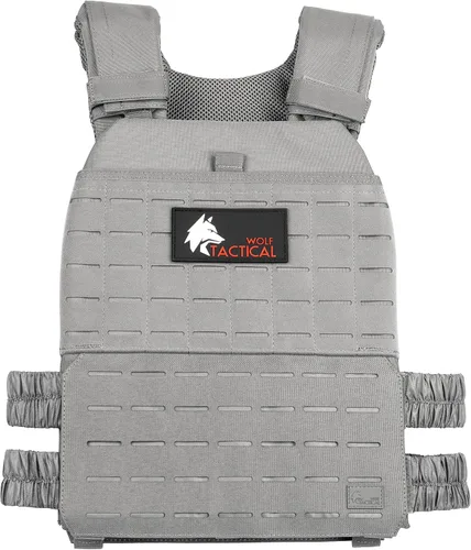 Miniatura 8 de Chaleco con peso ajustable Wolf Tactical para hombres y mujeres - Chaleco de peso para rucking, entrenamiento, correr, caminar y CrossFit para Azul