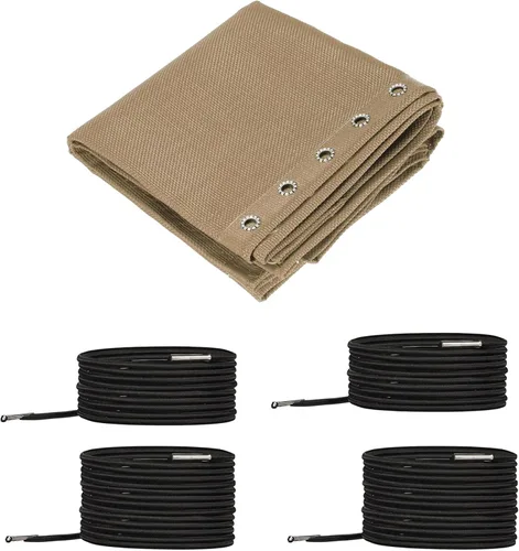 PATIKIL Tela de repuesto para silla de gravedad, tela antigravedad, kit de herramientas de reparación con cordón para patio al aire libre, color