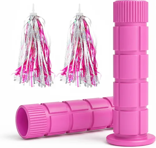 Miniatura 8 de SAPLIZE Bike Handlebar Grips, for Kids Girls Boys Bikes, Balance Bikes, Road Bikes and Sctoors, Length 4.9", Soft and Comfortable