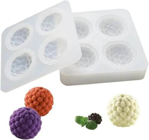 Miniatura 19 de Molde de silicona para hornear, antiadherente, pastelería, chocolate, pastel, postre, herramientas de decoración (limón V_11.8x6.8x0.11 pulgadas)