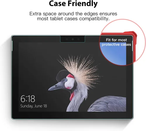 Miniatura 5 de MoKo Protector de pantalla mate para tableta Microsoft Surface Pro 7 Plus/Pro 7/Pro 6/Pro 5/Pro 4/Pro LTE, película PET antirreflejo, escritura
