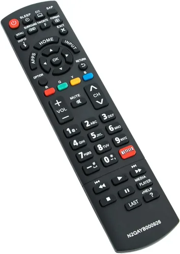 N2QAYB000926 - Control remoto de TV de repuesto para Panasonic LED LCD Smart HDTV TC-42AS630 TC-42AS630U TC-50AS630 TC-55AS530 TC-60AS530