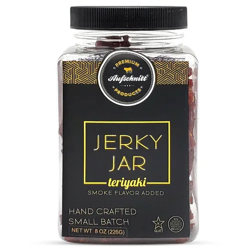 Miniatura 9 de Aufschnitt Meats - Tarro de carne seca de res alimentada con pasto, apto para Kosher y Keto, idea de regalo, tarro de 8 onzas, original