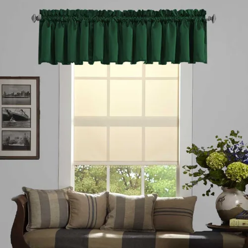 Miniatura 7 de Cortinas de cocina negras Ladity - 2 paneles de cortinas cortas opacas, 36 pulgadas, privacidad, niveles de café, cortinas de granja para ventana