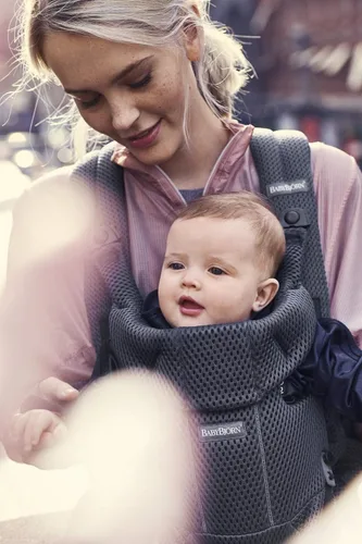 Miniatura 8 de BabyBjörn Portabebés Gratis, Malla 3D, Antracita