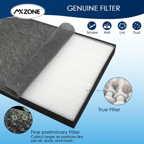 Miniatura 5 de Filtros de repuesto Air220 Air320 compatibles con filtro de repuesto Bissell Air320 Air220 2768A 2609A, prefiltro 2678, 2804 y filtro de carbón