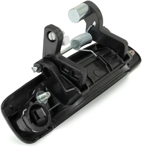 Miniatura 3 de KarParts360 Para Honda Civic 2001 02 03 04 2005 Manija de puerta exterior delantera, lado del conductor negro liso con orificio para llave