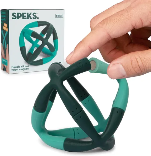 Speks Fleks - Juguete magnético de silicona flexible, divertido juguete de escritorio para adultos y adolescentes a partir de 14 años, artilugio