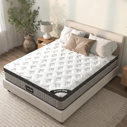 Miniatura 3 de Colchón individual de 6 pulgadas, colchones de tamaño individual en una caja para litera, cama nido, colchón híbrido de espuma viscoelástica