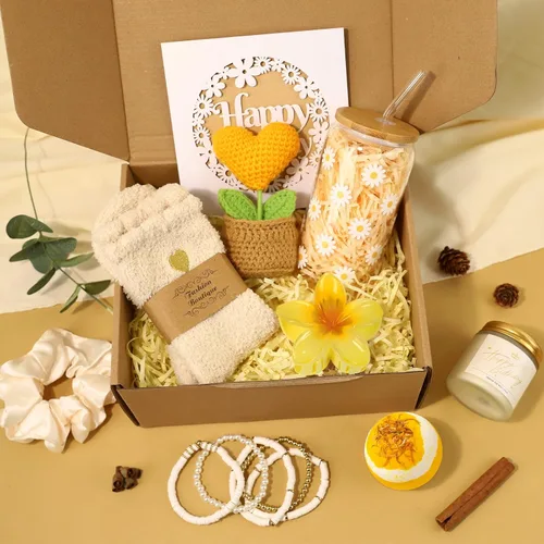 Miniatura 7 de Regalos de cumpleaños para mujeres, cestas únicas de regalo de feliz cumpleaños para adolescentes, mujeres, ella, mejor amiga, hija, hermana