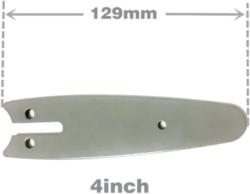 Miniatura 5 de RLECS Juego de mini cadena de motosierra de 4 pulgadas y barra guía para motosierra, accesorios de motosierra de repuesto de 4 pulgadas