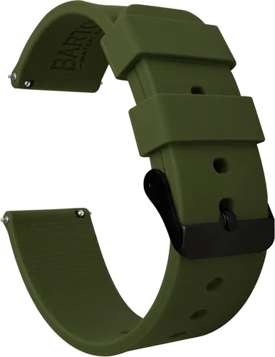 BARTON Watch Bands - Correas para reloj de silicona suave y de liberación rápida, disponibles en diferentes colores y anchos, 58, 4564, 2532, 5564 y