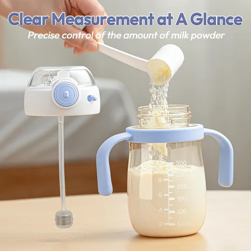 Miniatura 5 de NCVI PPSU Vaso con Pajita para Leche a Prueba de Derrames para Niños Pequeños de 1-3 Años, Botella de Agua Ligera de Entrenamiento para Bebés