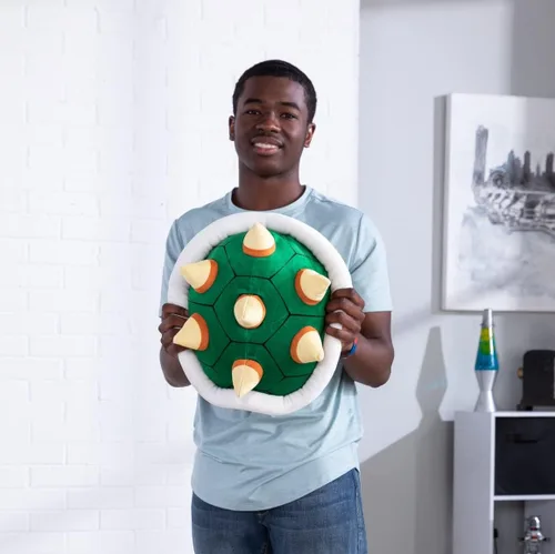 Miniatura 2 de Club Mocchi Mocchi Super Mario Bowser Shell Mega - Peluche de 15 pulgadas