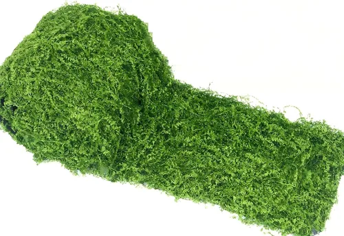 1 camino de mesa de musgo falso para manualidades de 11.81 x 78.74 pulgadas, rollo de hoja de musgo artificial impermeable para pared, techo,