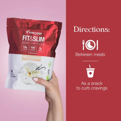 Miniatura 6 de Evolution Advance Nutrition Fit & Slim Blend, 2 libras + bandas de resistencia para ejercicio en el hogar, proteína de suero en polvo alimentada