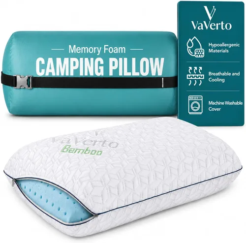 Miniatura 10 de Almohada de espuma viscoelástica de gel refrescante, paquete de 1, almohadas de cama tamaño King para dormir, almohada firme - Almohada para dormir