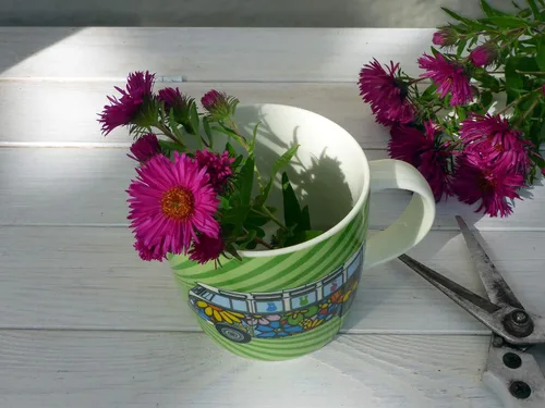 Miniatura 4 de BRISA VW Collection - Taza grande de cerámica para café, té y capuchino, diseño de autobús T1 (12.5 fl oz/12.5 fl oz/Love Bus/verde)