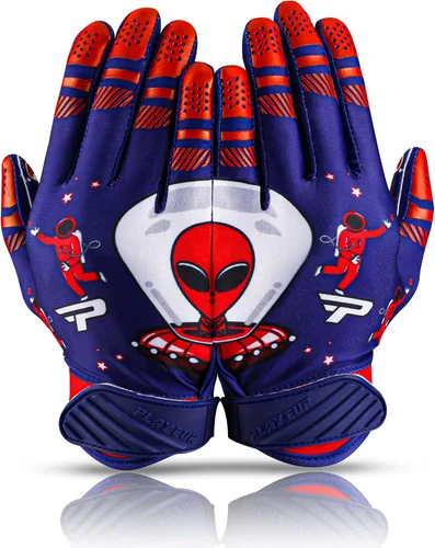 Miniatura 9 de Alien Grip Infinite Pro Edition - Guantes de fútbol Endless Game - GripPro Tech para adultos, niños y jóvenes, guantes de fútbol sin pelar, siempre
