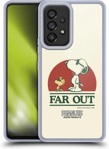 Miniatura 355 de Head Case Designs Funda de gel Woodstock 50th con licencia oficial de Peanuts Snoopy Guitar 1969 [protección de grado militar] compatible