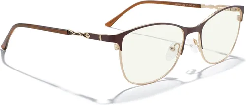 Miniatura 5 de MERRY'S Gafas de lectura para mujer, lentes de bloqueo de luz azul para mujer, anteojos de lectura para computadora Marrón-2.047 in