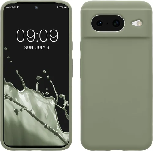 Miniatura 74 de kwmobile Funda compatible con Google Pixel 7 - Funda de silicona TPU con acabado suave - Piedra antigua
