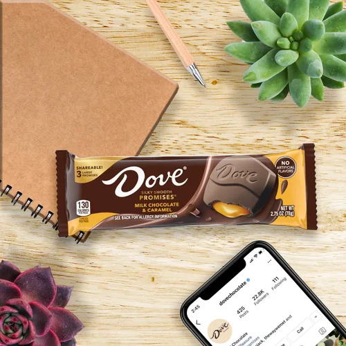 Miniatura 5 de DOVE Large PROMISES - Caramelo de chocolate con leche, 2.75 onzas (paquete de 20)
