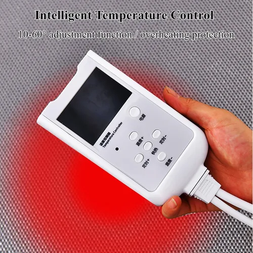 Miniatura 4 de Alfombra eléctrica lavable de calefacción eléctrica, tapetes calefactables, calentador de temperatura ajustable, almohadillas térmicas eléctricas