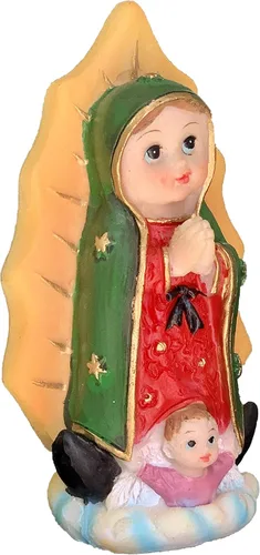 Miniatura 2 de >Nuestra Señora de Guadalupe Cara de bebé-Virgen María/Virgen De Guadalupe Nuevo 3.5' Alto