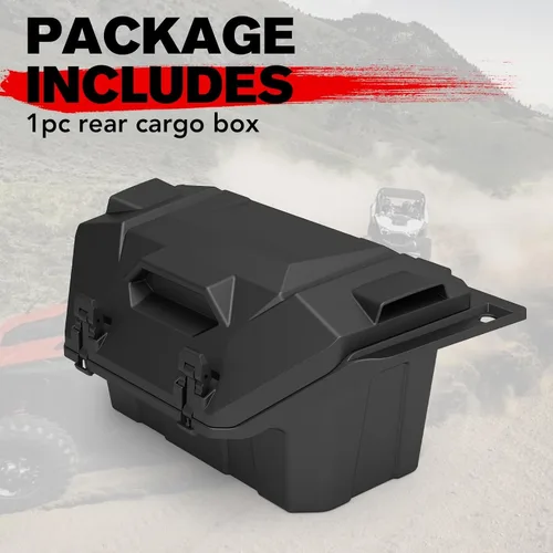 Miniatura 7 de A & UTV PRO Caja de Carga Trasera de 42 QT para 2020-2026 Polaris RZR PRO XP/RZR PRO XP 4/2022-2024 RZR Turbo R Accesorios, Contenedor