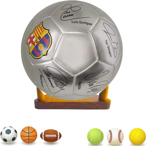 Miniatura 7 de Soporte de exhibición de bolas para baloncesto, fútbol, fútbol, soporte de exhibición de bolas con autógrafo, vitrina de exhibición de recuerdos